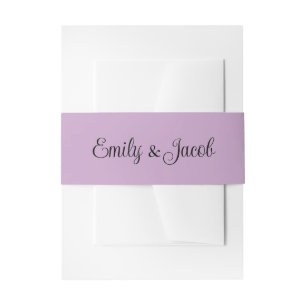 Lilac Personalisiert Einladungsbanderole