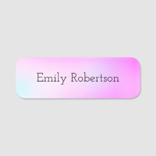 Lilac Pink Individuelle Name Magnetname Markierung Namensschild