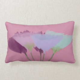 Lilac Pink Watercolor Peonies Lendenkissen