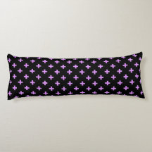 Lilac polka kreuzt schwarz