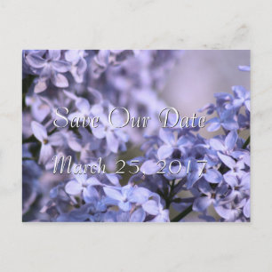 Lilac Rett-the-Date Einladung - oder zu irgendeine