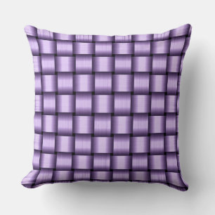 Lilac Ribbon Throw Kissen