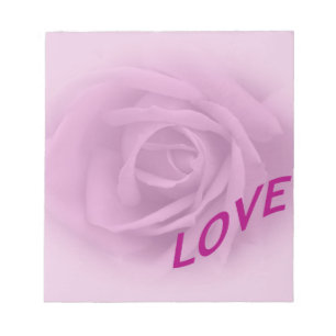 Lilac-Rose für Liebe Notizblock