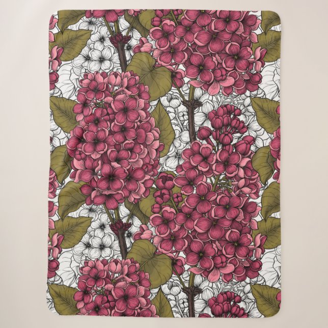 Lilac Sherpadecke (Vorderseite)