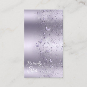 Lilac Shimmer Glitzer Funkelflatter Visitenkarte