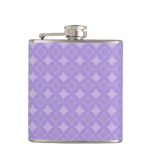 Lilac Shippo Muster Flachmann