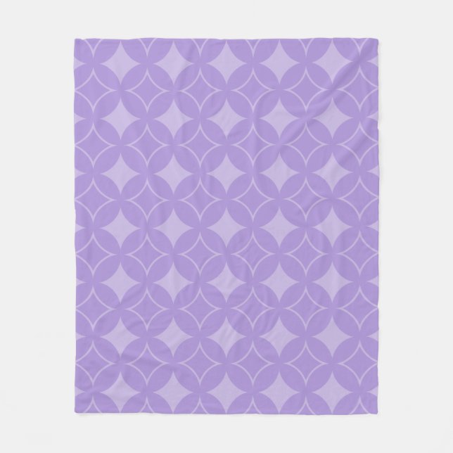Lilac Shippo Muster Fleecedecke (Vorderseite)