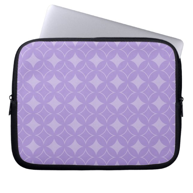 Lilac Shippo Muster Laptopschutzhülle (Vorderseite)