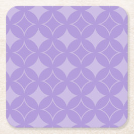 Lilac Shippo Muster Rechteckiger Pappuntersetzer