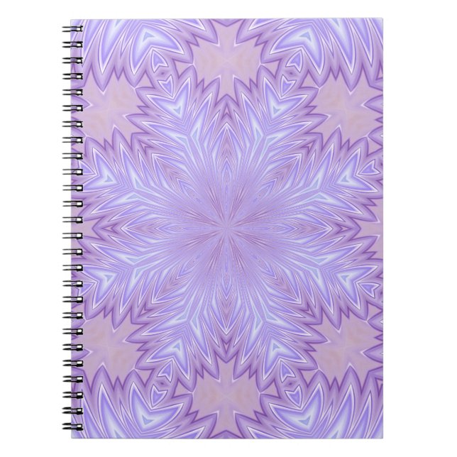 Lilac Silk Christmas Abstrakt Notizblock (Vorderseite)