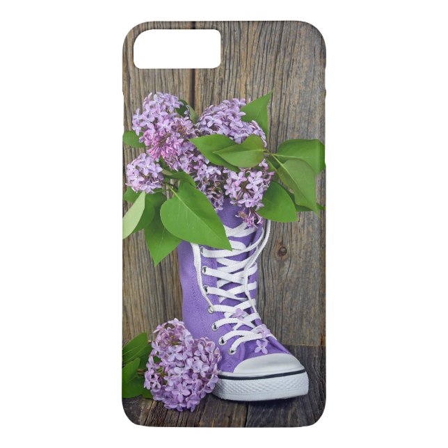 Lilac Sneaker Case-Mate iPhone Hülle (Rückseite)