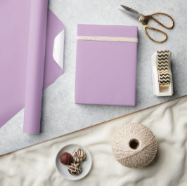 Lilac Solid Color Geschenkpapier