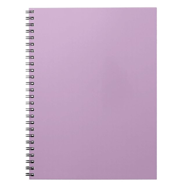 Lilac Spiral Notebook Notizblock (Vorderseite)