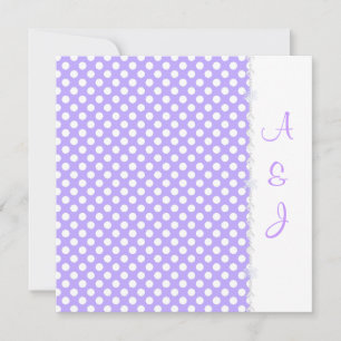 LILAC SPOT CRYSTAL WEDING INVITATION EINLADUNG