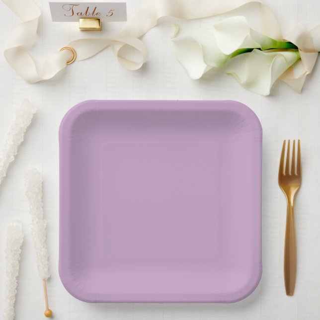 Lilac Square Paper Teller (Hochzeit)