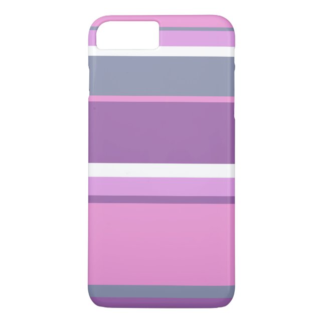 Lilac Streifen Case-Mate iPhone Hülle (Rückseite)