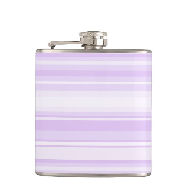 Lilac Streifen Flachmann (Vorderseite)