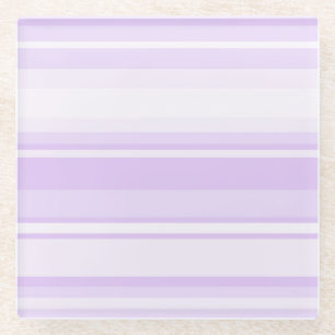 Lilac Streifen Glasuntersetzer