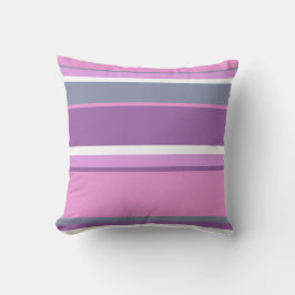 Lilac Streifen Kissen