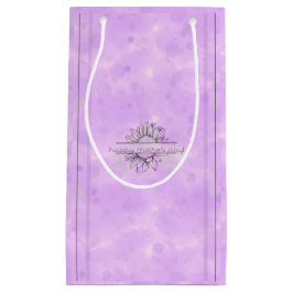 Lilac Sunflower Mother's Day Kleine Geschenktasche Geschenktüte