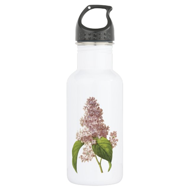 lilac(Syringa sp) von Redouté Edelstahlflasche (Vorderseite)