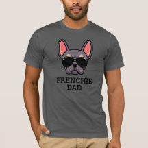 Lilac Tan French Bulldog Frenchie Dog Vater T - Sh