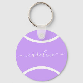 Lilac Tennis Ball Custom Girls Sport Geschenk bene Schlüsselanhänger