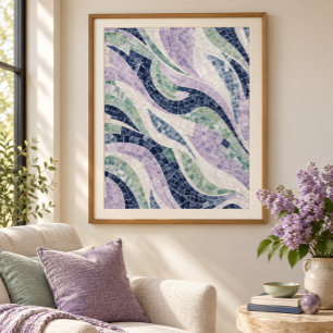 Lilac Tessera Tanz Kunst Druck Poster