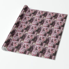 Lilac- und Flachbandbahnen Geschenkpapier