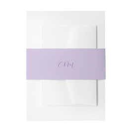 Lilac und Lavender Sript Wedding Einladungsbanderole