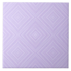 Lilac und Lila geometrisches Diamantbad Fliese