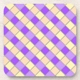 Lilac und Peach Getränkeuntersetzer
