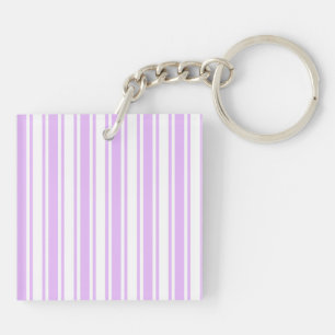 Lilac violet et blanc bonbons rayures