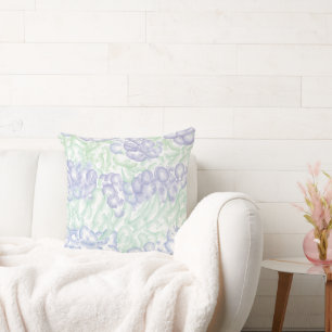 Lilac Watercolor Design Kissen