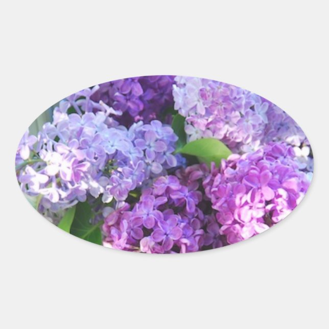 Lilac Wedding Stickers und Umschlag Aufkleber (Vorderseite)
