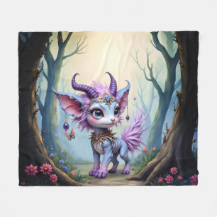 Lilac Whisper – Enchanteter Waldhüter.  Fleecedecke