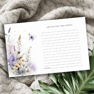 Lilac Wildblume Butterfly Garden Admin Card