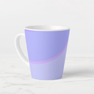 Lilac Wirbel Latte Tasse