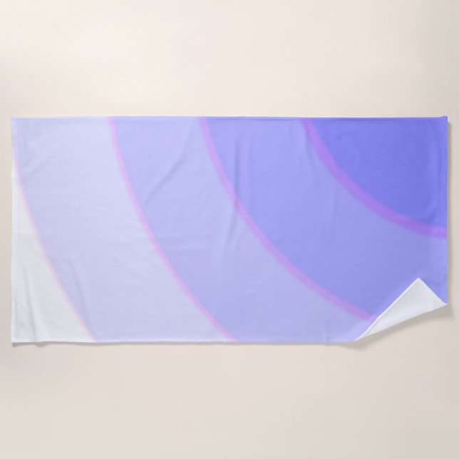 Lilac Wirbel Strandtuch (Vorderseite)