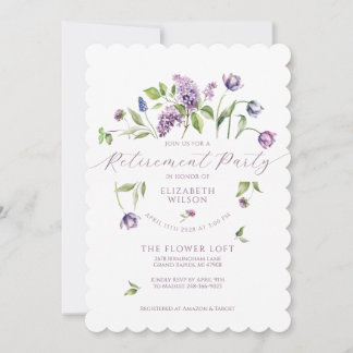 Lilacs & Fleurs de printemps Invitation à la retra