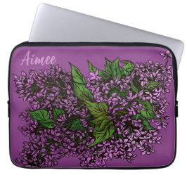 Lilacs Floral Laptopschutzhülle