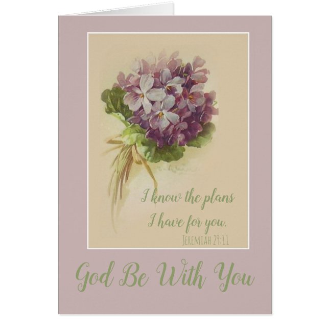 Lilacs floraux vintages personnalisables (Devant)