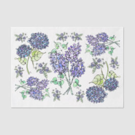Lilacs & Hydrangeas - Dekoupage Tissue Paper Seidenpapier