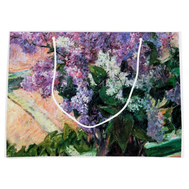 Lilacs in einem Fenster, Mary Cassatt Große Geschenktüte (Vorderseite)