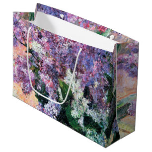 Lilacs in einem Fenster, Mary Cassatt Große Geschenktüte