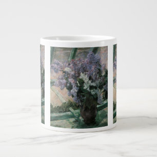 Lilacs in einem Fenster von Mary Cassatt, Vintage  Jumbo-Tasse