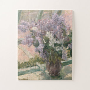 Lilacs in Window von Mary Cassatt American Painter