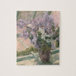 Lilacs in Window von Mary Cassatt American Painter