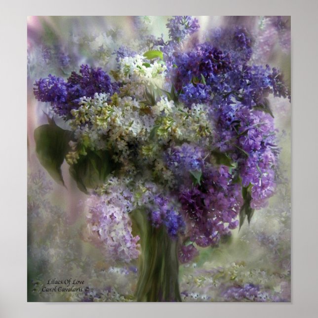 Lilacs of Liebe Art Poster/Print Poster (Vorne)