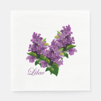 Lilacs Paper Napkins Serviette